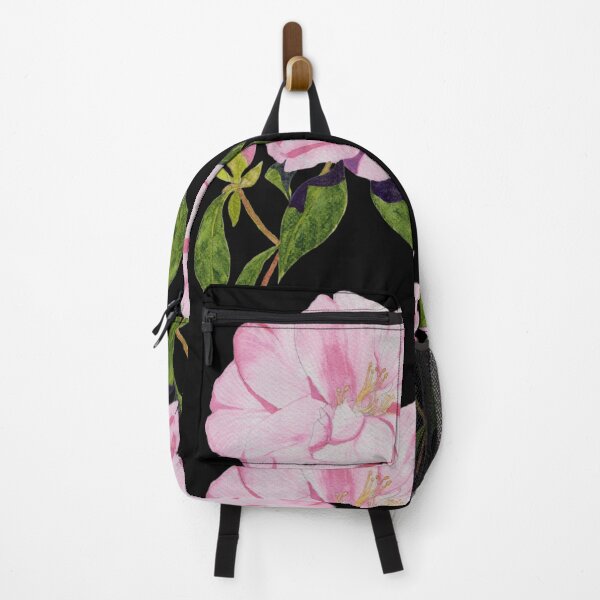 Item preview, Pink camellia with a dark background watercolour painting.  designed and sold by esvb.