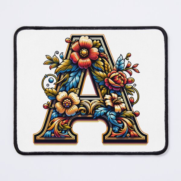 Item preview, Blooming Letter A designed and sold by PimiArt.