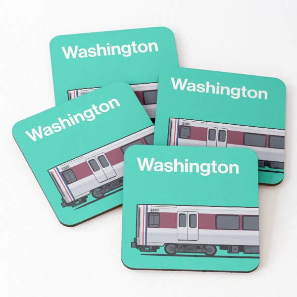 Item preview, Washington 3000 Series Aqua World Train Side USA designed and sold by VoodooCircus.