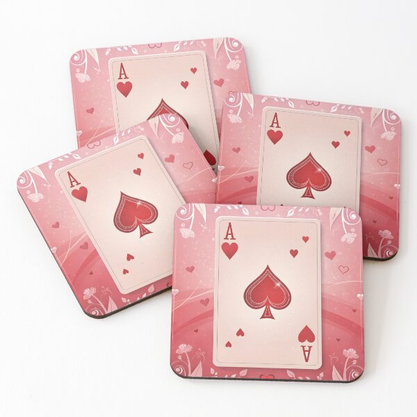 Item preview, ace of hearts card designed and sold by DuskTillDown.