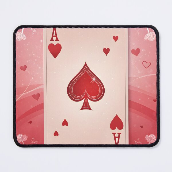Item preview, ace of hearts card designed and sold by DuskTillDown.