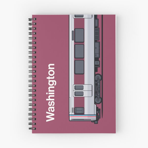 Item preview, Washington 3000 Series Maroon World Train Side USA designed and sold by VoodooCircus.