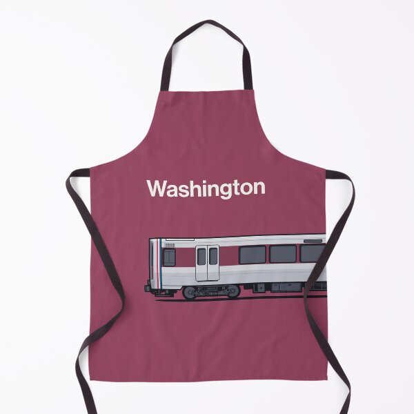 Item preview, Washington 3000 Series Maroon World Train Side USA designed and sold by VoodooCircus.