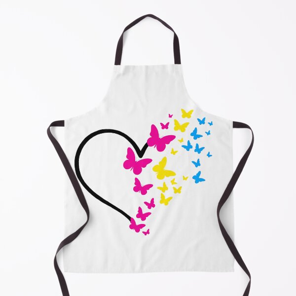 Item preview, Pan-Pride Heart and Butterflies  designed and sold by QueenS-Gallery.