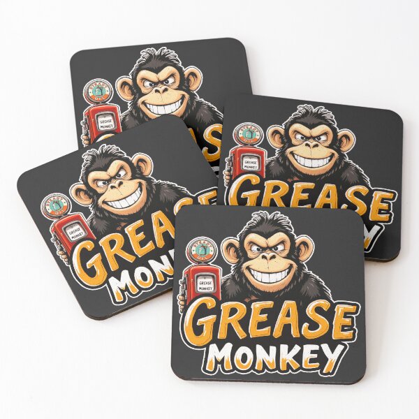 Item preview, Grease Monkey Fuel Station Retro Pump Distressed Print designed and sold by SteadyRolling.
