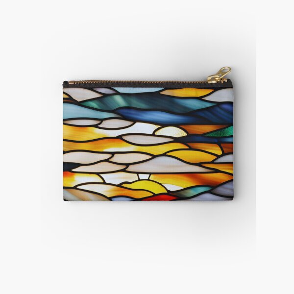 Item preview, Stained Glass Sunset – Abstract Colorful Sky Art designed and sold by Art Garden.