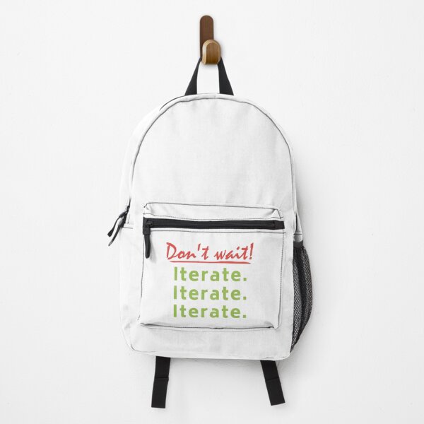 Item preview, Dont Wait Iterate - Be Agile Mantra designed and sold by MoePark.