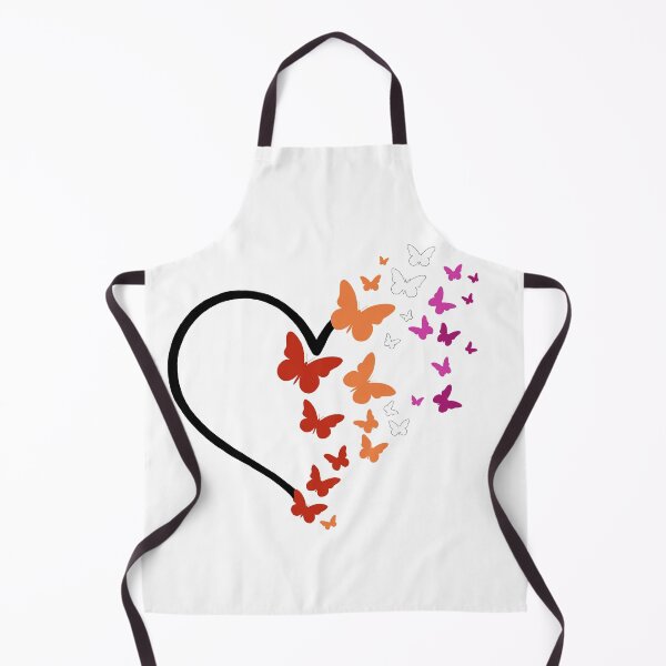 Item preview, Lesbian Pride Heart and Butterflies  designed and sold by QueenS-Gallery.