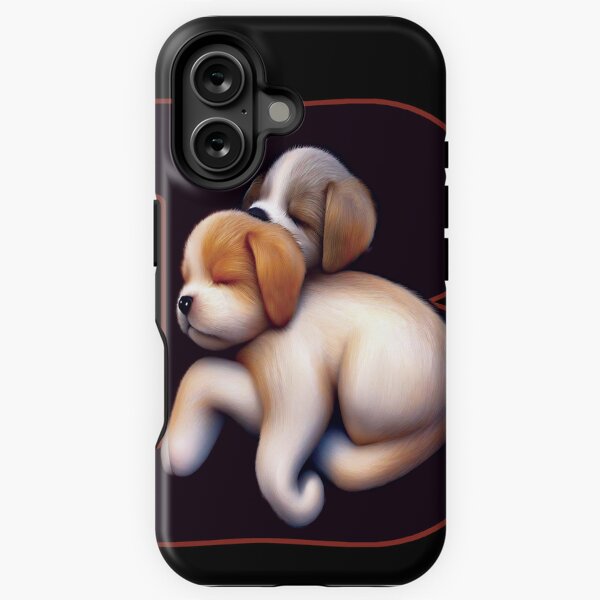 PUPPIES LETTER B iPhone Tough Case