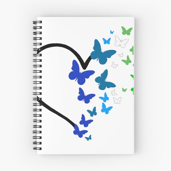 Item preview, MLM Gay Pride Heart and Butterflies  designed and sold by QueenS-Gallery.