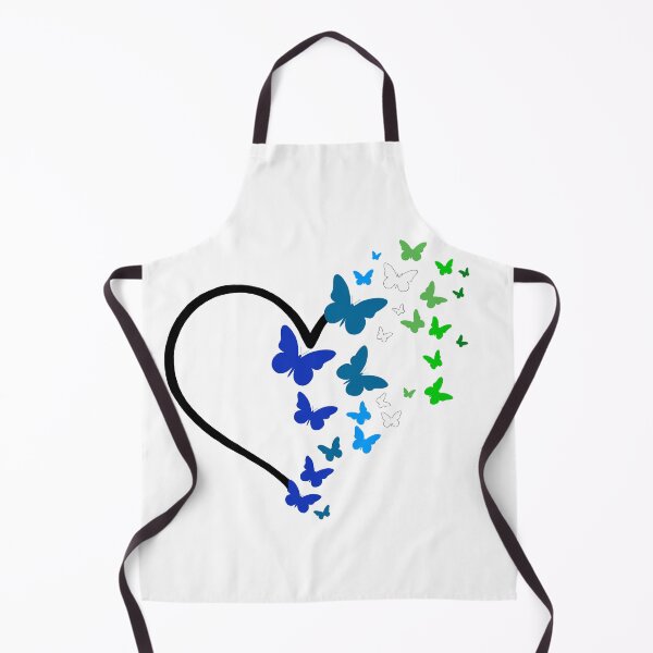 Item preview, MLM Gay Pride Heart and Butterflies  designed and sold by QueenS-Gallery.