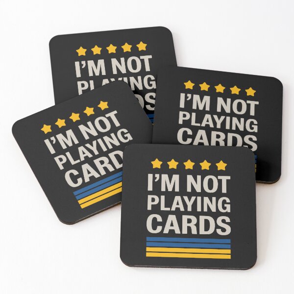 Item preview, I’m Not Playing Cards - Zelensky’s Political Statement designed and sold by Serbin.