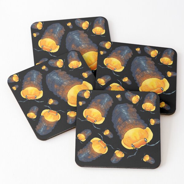 Item preview, Rubber ducky isopod cutie swarm dark version designed and sold by TheDoodlemancer.