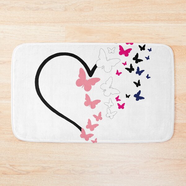 Item preview, Genderfluid Pride Heart and Butterflies  designed and sold by QueenS-Gallery.