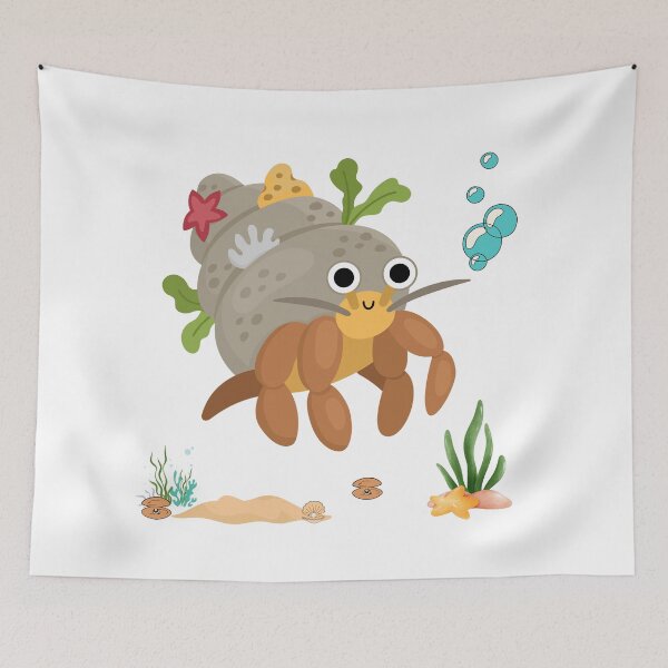 Item preview, Hermit crab with shell underwater designed and sold by LaUnArt.