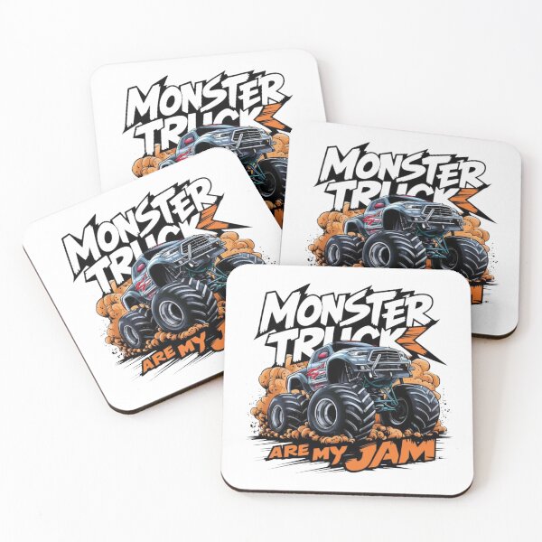 Item preview, Monster Trucks Are My Jam PNG - Bold Slogan Design for Merch  designed and sold by KIWIFELLA.