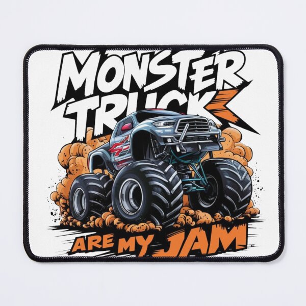 Item preview, Monster Trucks Are My Jam PNG - Bold Slogan Design for Merch designed and sold by KIWIFELLA.