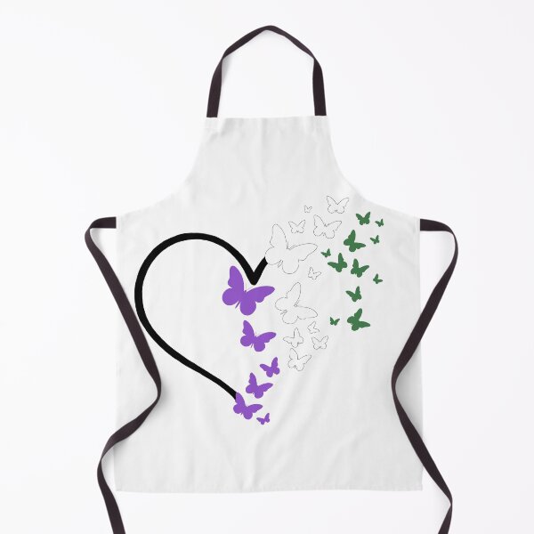 Item preview, Genderqueer Pride Heart and Butterflies  designed and sold by QueenS-Gallery.