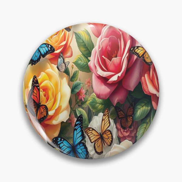 Artikelvorschau, Liberty London, Künstlerisches Bild von bunten Rosen entworfen und verkauft von taherismail.