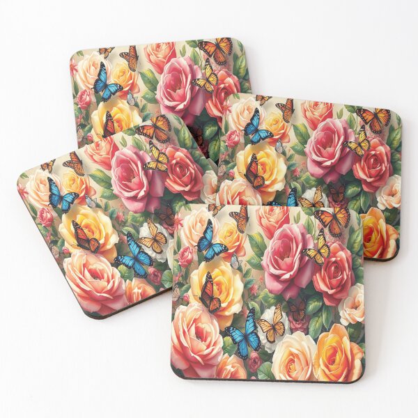 Item preview, Liberty London, Artistic image of colourful roses designed and sold by taherismail.