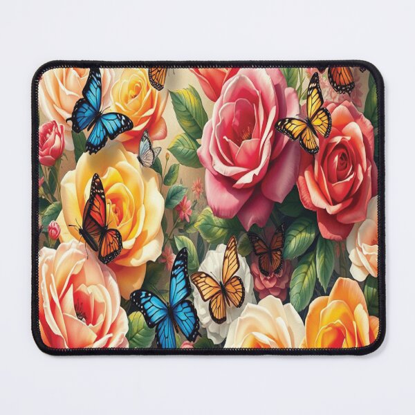 Item preview, Liberty London, Artistic image of colourful roses designed and sold by taherismail.