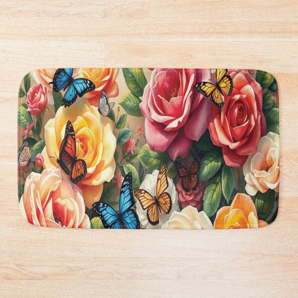 Item preview, Liberty London, Artistic image of colourful roses designed and sold by taherismail.