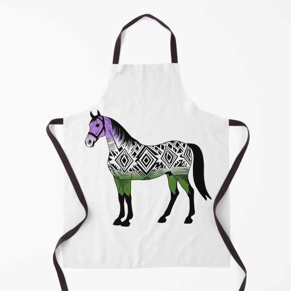 Item preview, Genderqueer Tribal Horse Design – Vibrant Pride Artwork designed and sold by Travelslightly.