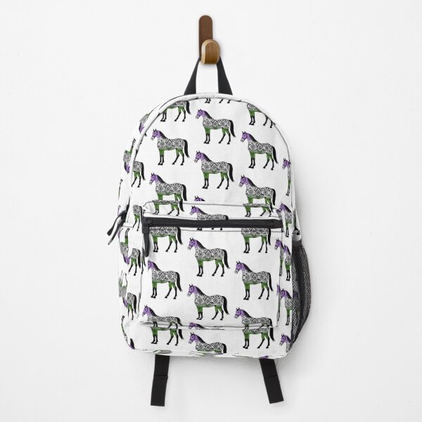 Item preview, Genderqueer Tribal Horse Design – Vibrant Pride Artwork designed and sold by Travelslightly.