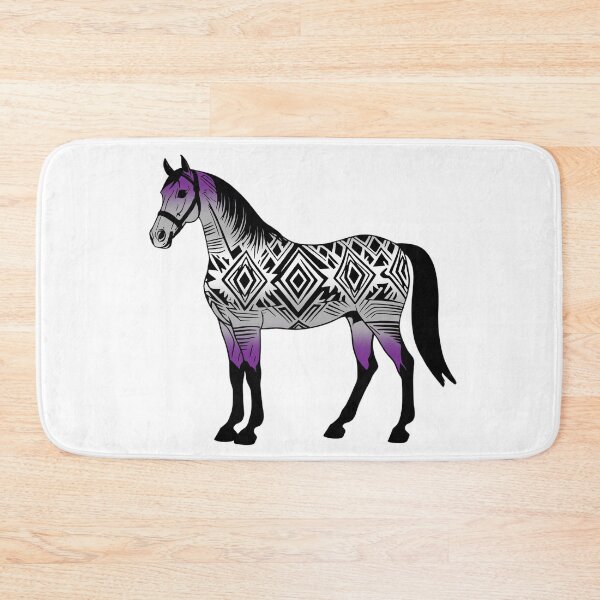 Item preview, Greysexual Tribal Horse Design – Vibrant Pride Artwork designed and sold by Travelslightly.