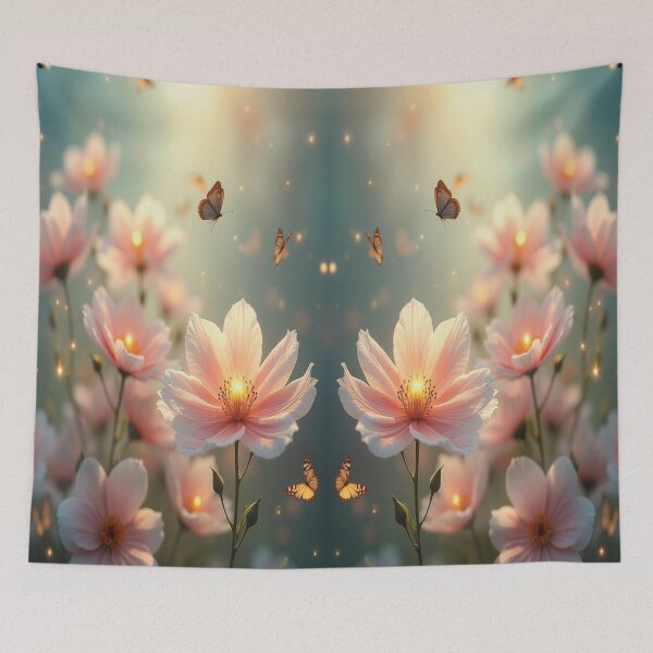 Item preview, Liberty London, An idyllic floral scene designed and sold by taherismail.