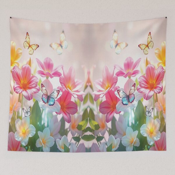 Item preview, Liberty London, Celestial multicoloured flowers designed and sold by taherismail.