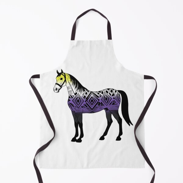 Item preview, Nonbinary Tribal Horse Design – Vibrant Pride Artwork designed and sold by Travelslightly.