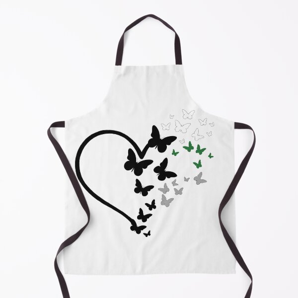 Item preview, Demiromantic Pride Heart and Butterflies  designed and sold by QueenS-Gallery.