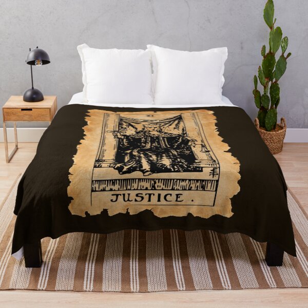 Item preview, Justice Tarot Card - Vintage Rough Edges designed and sold by MFGB-Creations.