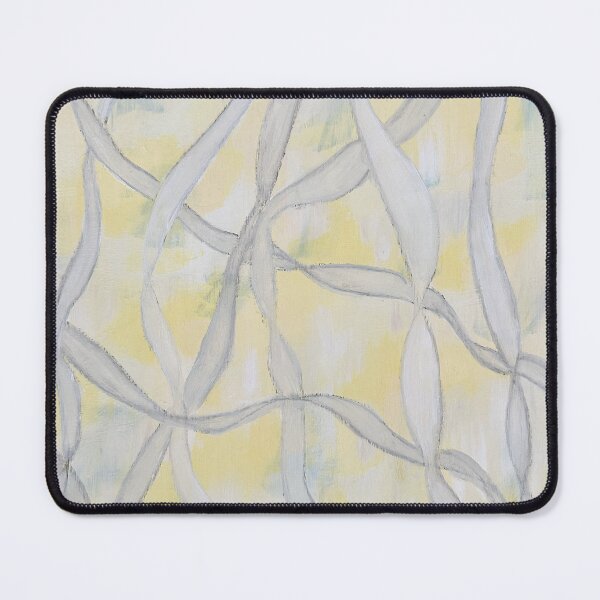 Item preview, Spring Ties: A Lattice of Yellow and Gray designed and sold by meglinkdesign.