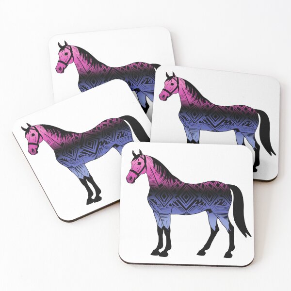 Item preview, Omnisexual Tribal Horse Design – Vibrant Pride Artwork designed and sold by Travelslightly.