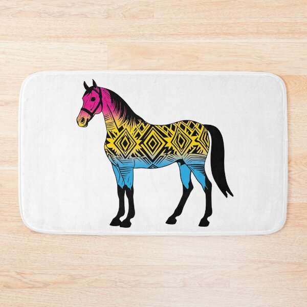 Item preview, Panisexual Tribal Horse Design – Vibrant Pride Artwork designed and sold by Travelslightly.