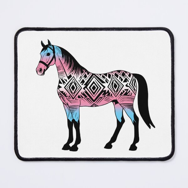 Item preview, Transgender Tribal Horse Design – Vibrant Pride Artwork designed and sold by Travelslightly.