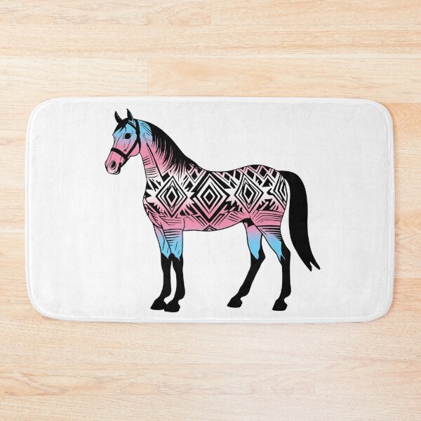 Item preview, Transgender Tribal Horse Design – Vibrant Pride Artwork designed and sold by Travelslightly.