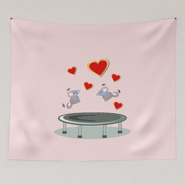Item preview, trampoline jumping designed and sold by minimalartstory.