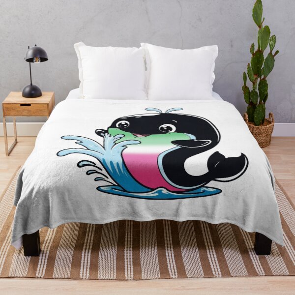 Item preview, Kawaii Abrosexual Whale - Abrosexual Pride Design designed and sold by Travelslightly.