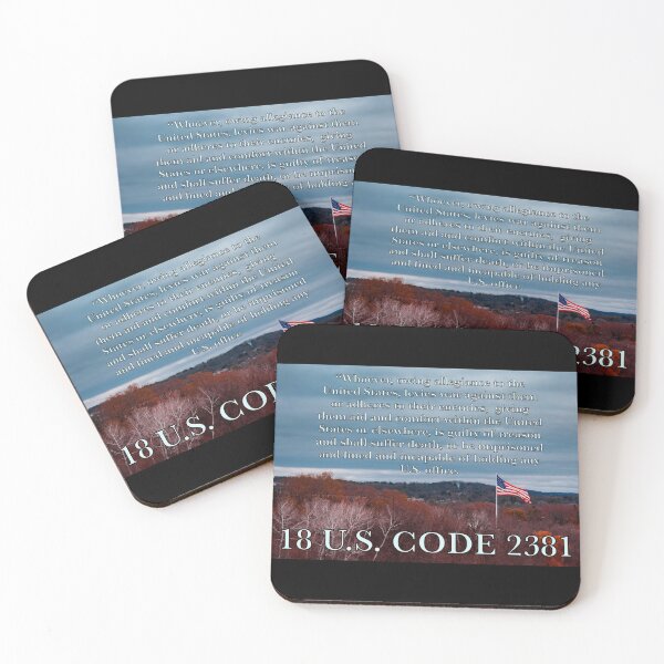 Item preview, 18 U.S. Code 2381 - Treason Law Quote - Protest Art designed and sold by aadventures.