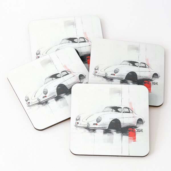 Item preview, Porsche 356 deconstruction Poster designed and sold by blackdogshop.