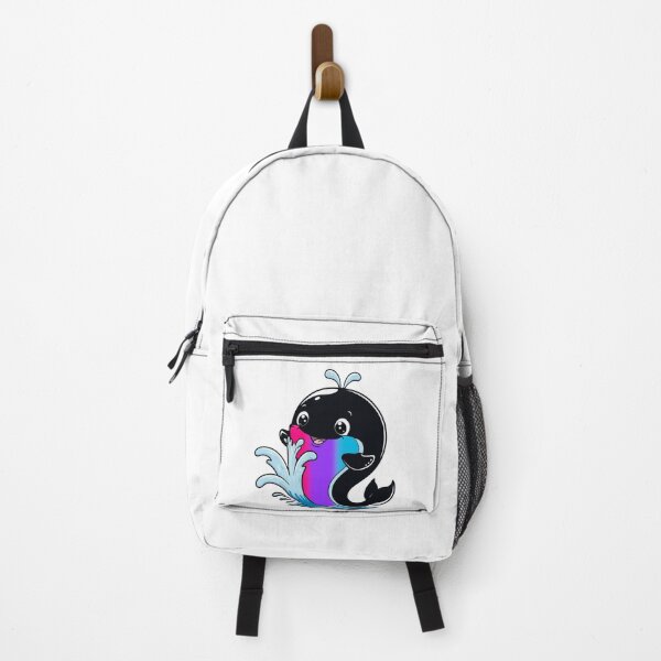 Item preview, Kawaii Androgynous Whale - Androgynous Pride Design designed and sold by Travelslightly.