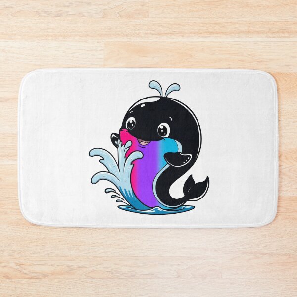 Item preview, Kawaii Androgynous Whale - Androgynous Pride Design designed and sold by Travelslightly.