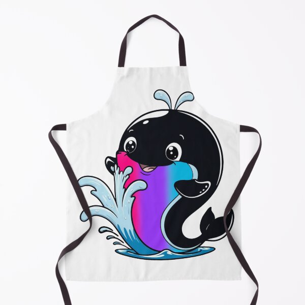 Item preview, Kawaii Androgynous Whale - Androgynous Pride Design designed and sold by Travelslightly.