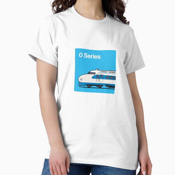 Vista previa del artículo con la obra «Perfil lateral azul Shinkansen serie 0», diseñado y vendido por VoodooCircus.