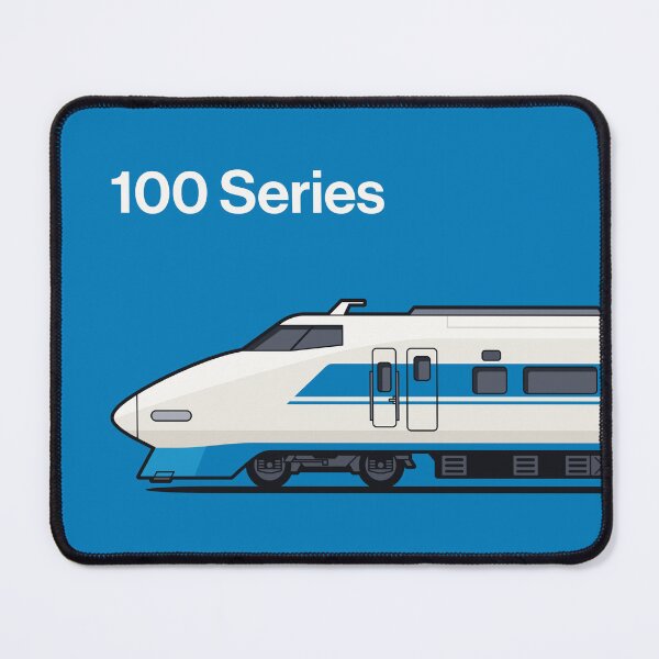 Item preview, 100 Series Shinkansen Bullet Train Side Blue designed and sold by VoodooCircus.