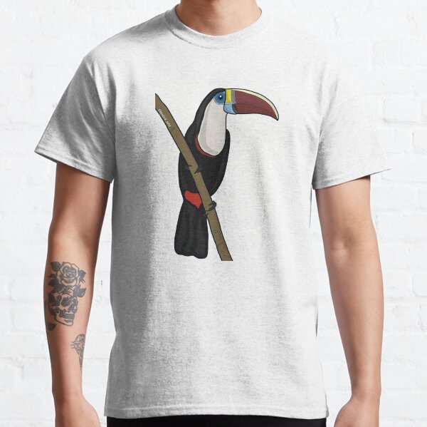 Item preview, Tucano-da-garganta-branca (Ramphastos tucanus)  designed and sold by ApoenaArt.