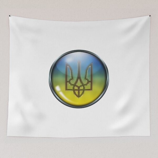 Item preview, Golden Ukrainian Trident | Tryzub National Symbol Art designed and sold by Kaderab.